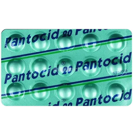 pantocid 20mg tablet 15's